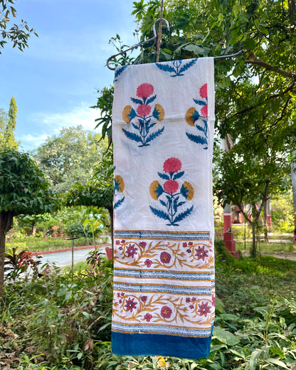 Blossom Breeze - Traditional Block Print Dupatta