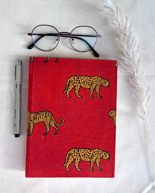 Wild Walk - Handcrafted Block Print Diary