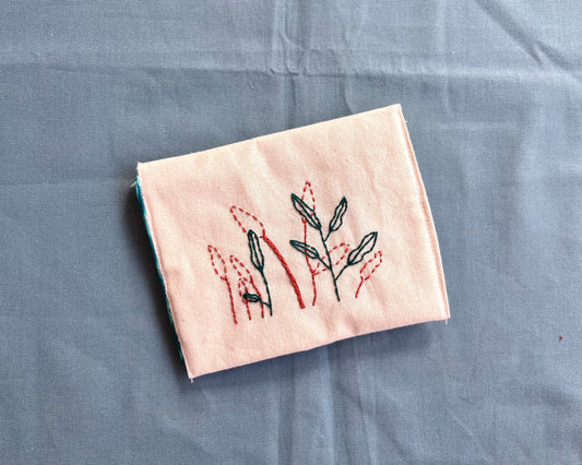 Blooming Threads Mini Pouch