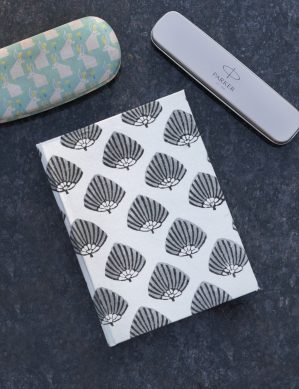 Coral Bloom Block Print Diary