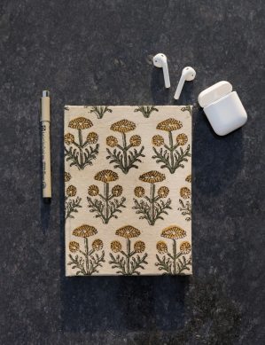 Wild Petal Block Print Diary