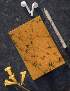 Golden Vein Block Print Diary